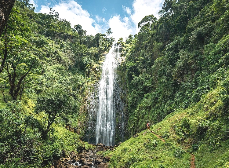 Materuni Waterfall Cascade
